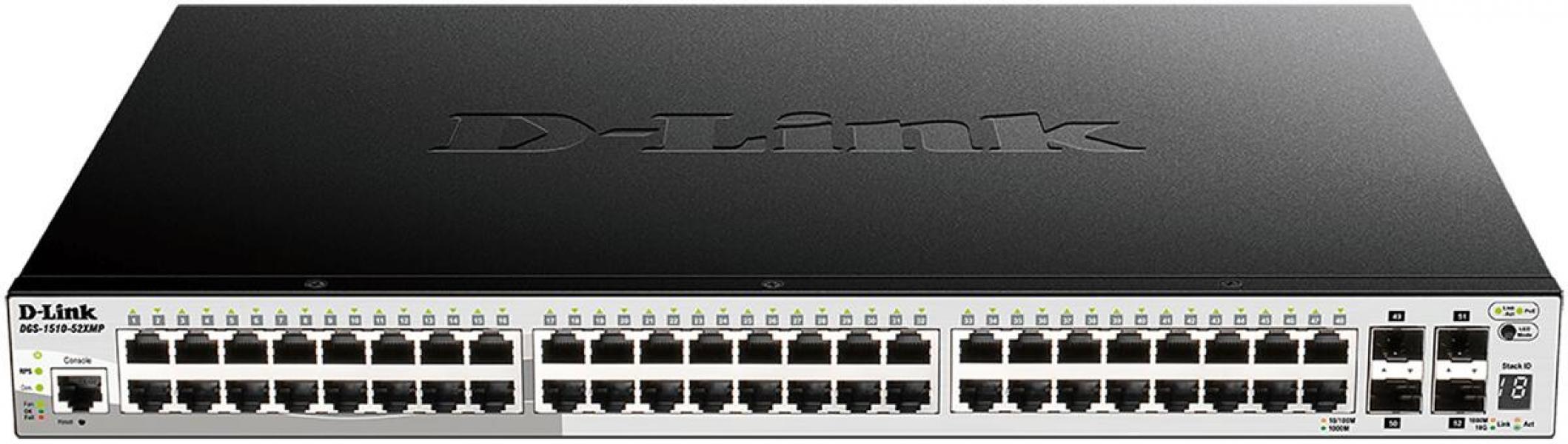 ARDEBO.de D-Link DGS-1510-52X/E Stackable Smart Managed Gigabit Switches