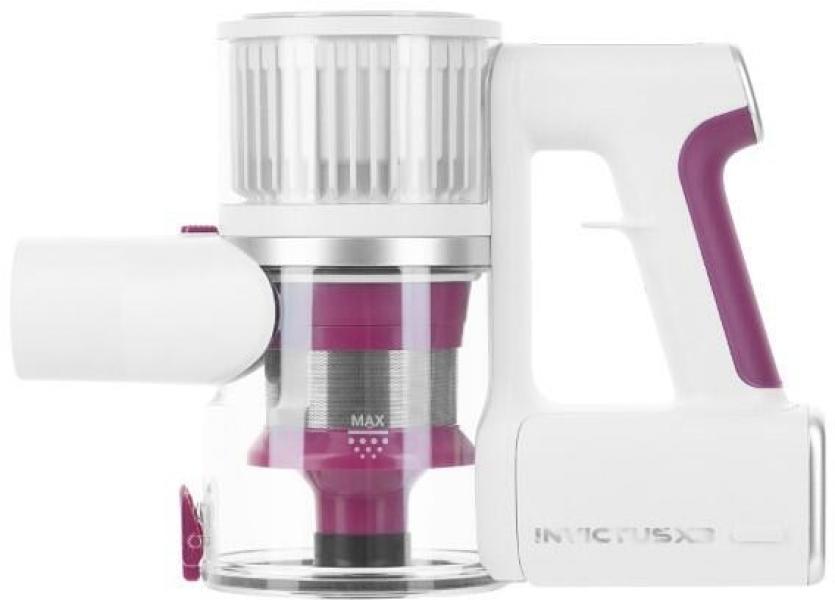 INVICTUS X3 Akkustaubsauger Set 11-tlg. Facelift, 160 W, Boostmodus, pink/weiß