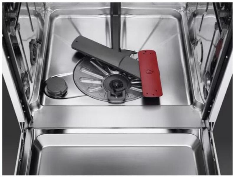 AEG FSE76738P Vollintegrierter Geschirrspüler, 60 cm breit, 14 Maßgedecke, AquaControl, WLAN, AirDry, AutoSense, 7 Spülprogramme, 4 Temperaturen, Time beam White, LED-Innenbeleuchtung
