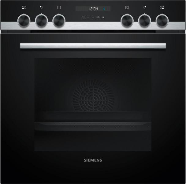 ARDEBO.de Siemens EQ522IA01 EEK: A+ Einbau Herdset mit Induktionskochfeld (HE517GBS4 + EI645CFB6E), 60 cm breit, 71 L, 3D Heißluft, softMove, mit Rahmen aufliegend, schwarz/Edelstahl