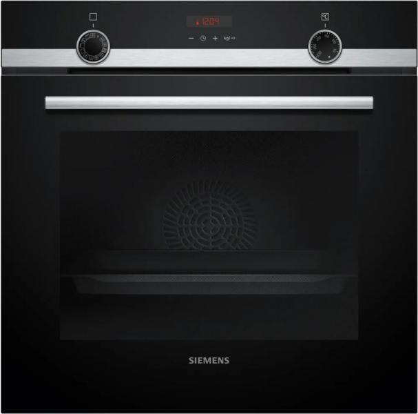 ARDEBO.de Siemens HQ574AER3 iQ300 A+ Einbau-Backofen mit Dampfunterstützung, 60 cm breit, 71L, ActiveClean, cookControl10, Teleskopauszugssystem, edelstahl