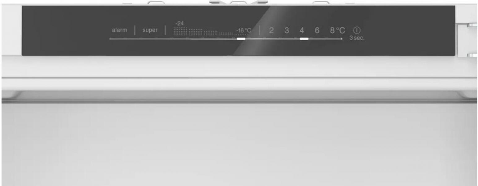 Bosch KIL82ADD0 Serie 6 Einbau Kühlschrank mit Gefrierfach, Nischenhöhe 177,5 cm, 280 L, Festtürtechnik, VitaFresh, Superkühlen, weiß