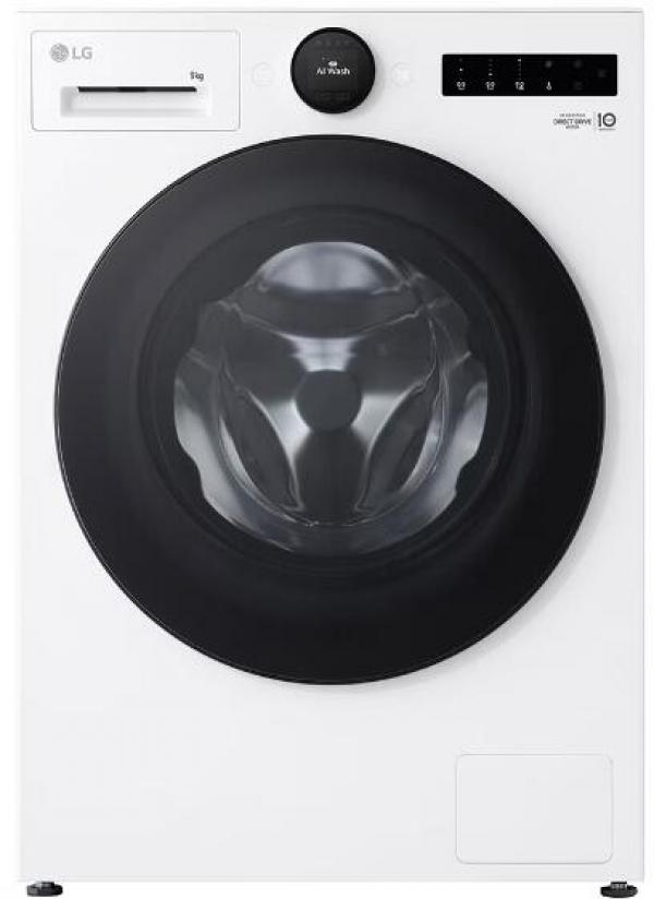 ARDEBO.de LG F4WX809YC 9kg Frontlader Waschmaschine, 60 cm breit, 1400 U/Min, AquaStop, ThinQ (WLAN), Kindersicherung, Steam, weiß