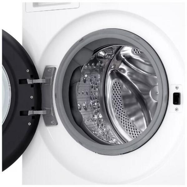 LG F4WX809YC 9kg Frontlader Waschmaschine, 60 cm breit, 1400 U/Min, AquaStop, ThinQ (WLAN), Kindersicherung, Steam, weiß