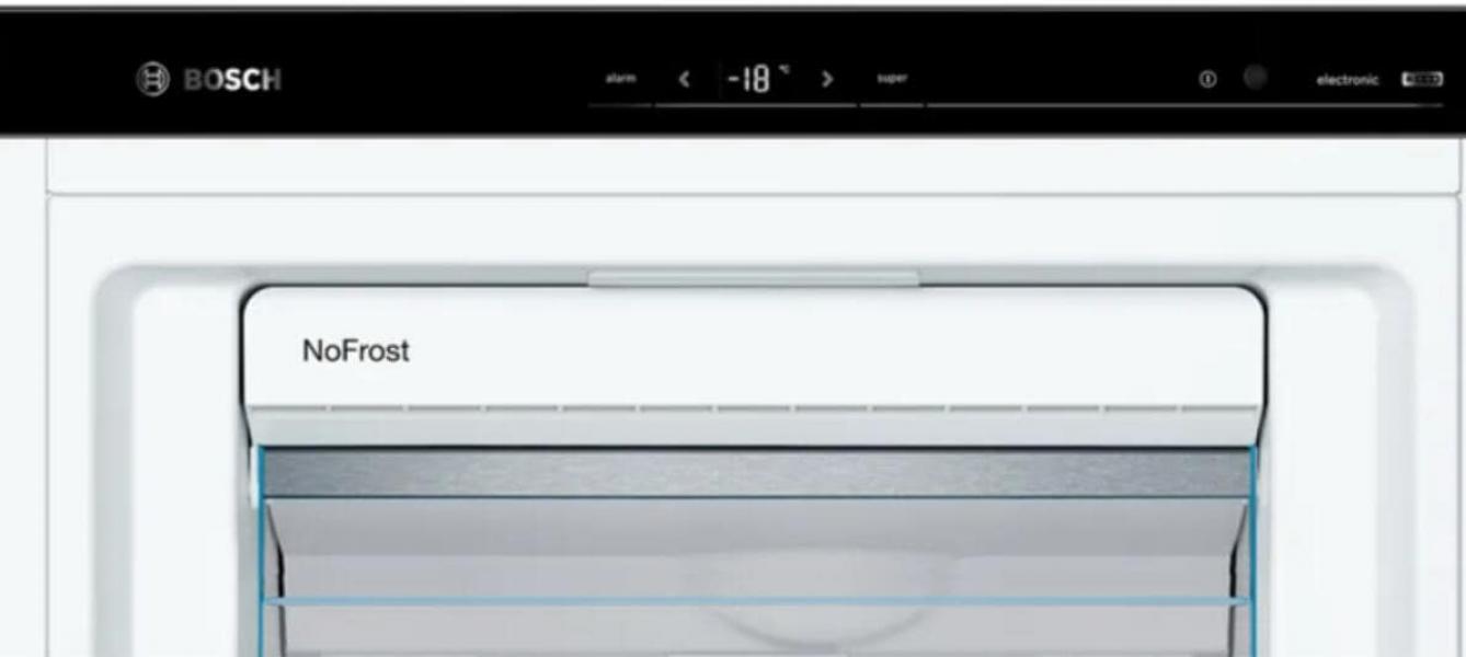 Bosch GSN58DWDV Stand Gefrierschrank, 70 cm breit, 366 L, NoFrost, FreshSense, BigBox, LED Beleuchtung, weiß