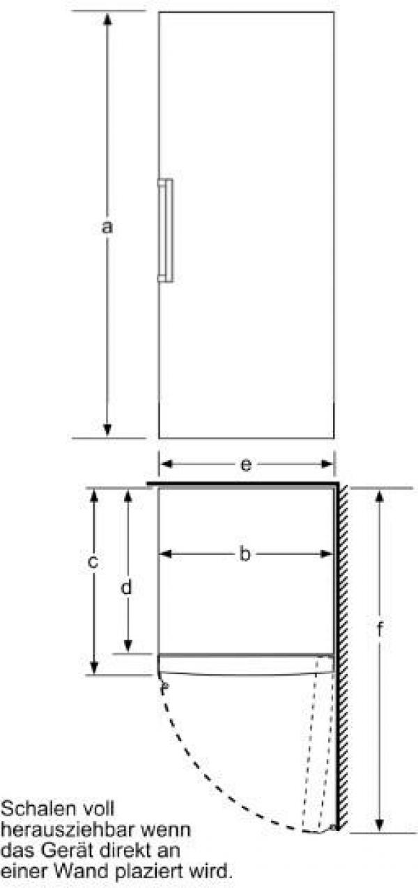 Bosch GSN58DWDV Stand Gefrierschrank, 70 cm breit, 366 L, NoFrost, FreshSense, BigBox, LED Beleuchtung, weiß