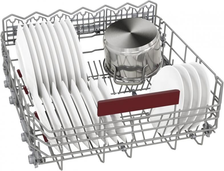 Neff S145ECS00E N 50 Teilintegrierter Geschirrspüler, 60 cm breit, 14 Maßgedecke, Open Dry, AquaStop, Home Connect, edelstahl