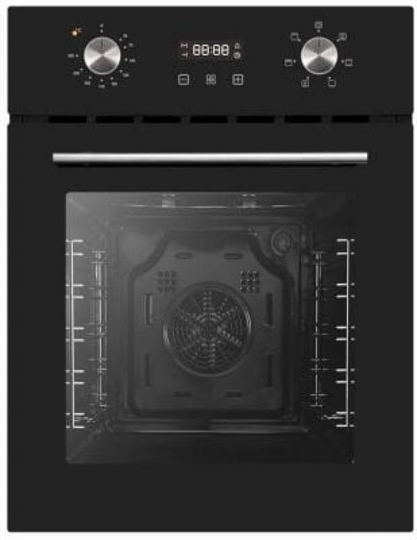 ARDEBO.de PKM EBO6-45 EEK: A Einbaubackofen, 45 cm breit, 50 L, Grillfunktion, Timer, TouchDisplay, schwarz