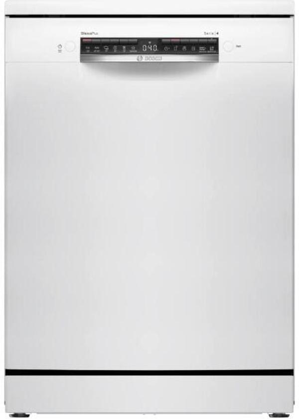 ARDEBO.de Bosch SMS4EVW08E Serie 4 Stand Geschirrspüler, 60 cm breit, 14 Maßgedecke, AquaStop, HomeConnect, weiß