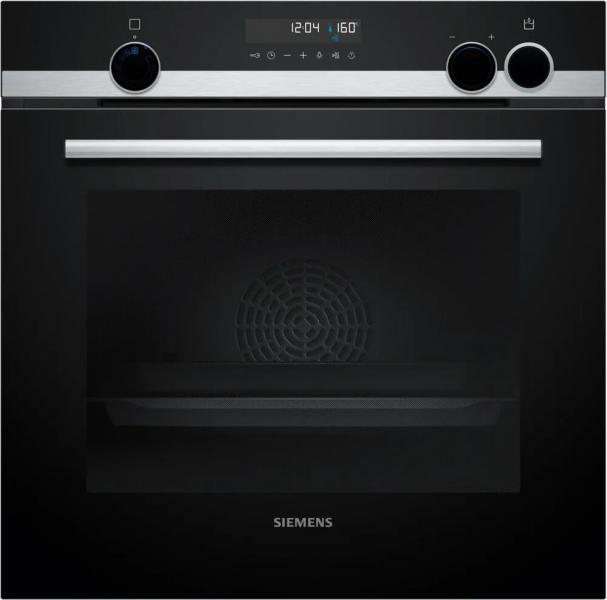 ARDEBO.de Siemens HR578GFS7F iQ500 A+ Einbaubackofen, 59,4 cm breit, 71 L, Dampfunterstützung, Edelstahl