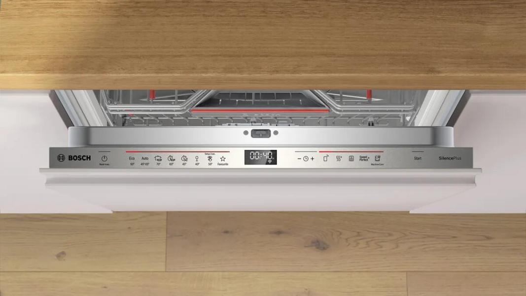 Bosch SBD6ECX12E Serie 6 Vollintegrierter Geschirrspüler, 60 cm breit, 14 Maßgedecke, Aqua Stop, Timelight, HomeConnect