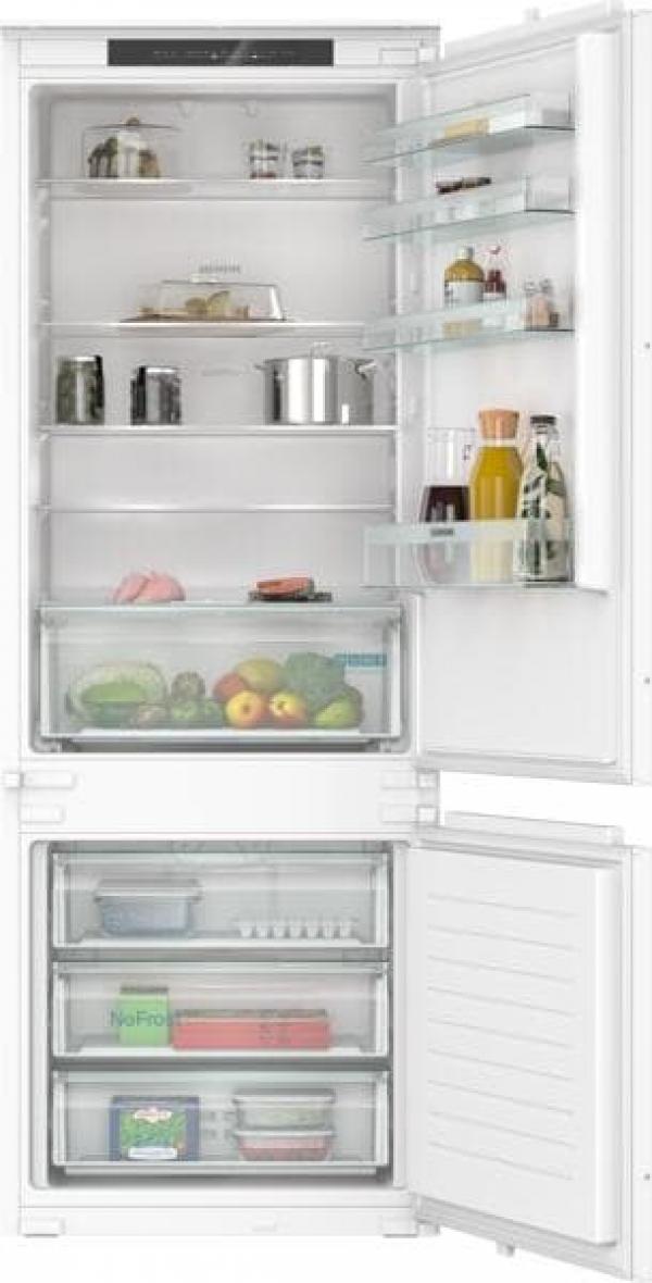 ARDEBO.de Siemens KB96NNSE0 iQ100 Einbau Kühl-/Gefrierkombination, Nischenhöhe: 194 cm, 285 L, NoFrost, Schlepptürtechnik, HomeConnect, hyperFresh