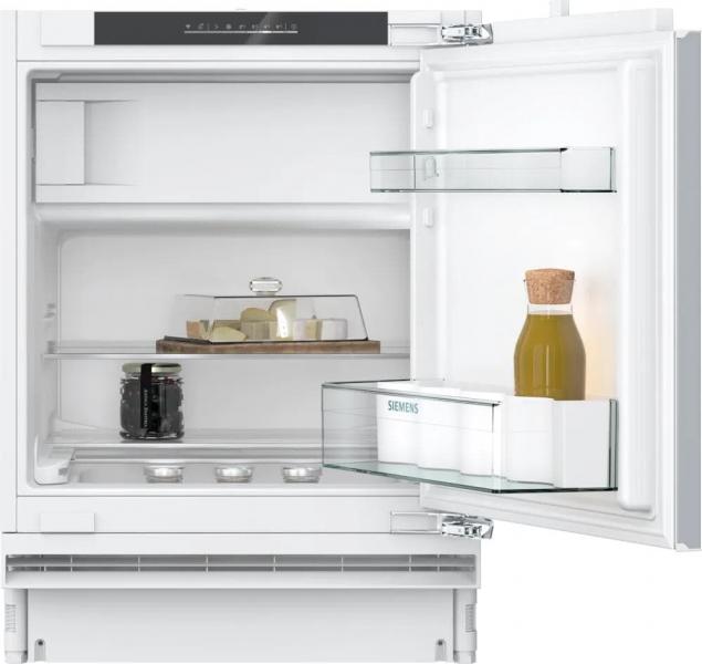 ARDEBO.de Siemens KU22LVFD0 iQ300 Unterbau Kühlschrank, Nischenhöhe 82 cm, 110 L, Flachscharnier, super Cooling, safety Glas, LED-Beleuchtung
