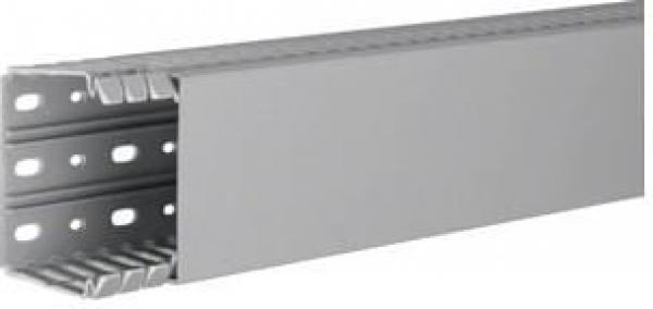 ARDEBO.de Hager BA760100 Verdrahtungskanal, 60x100x2000 mm, grau
