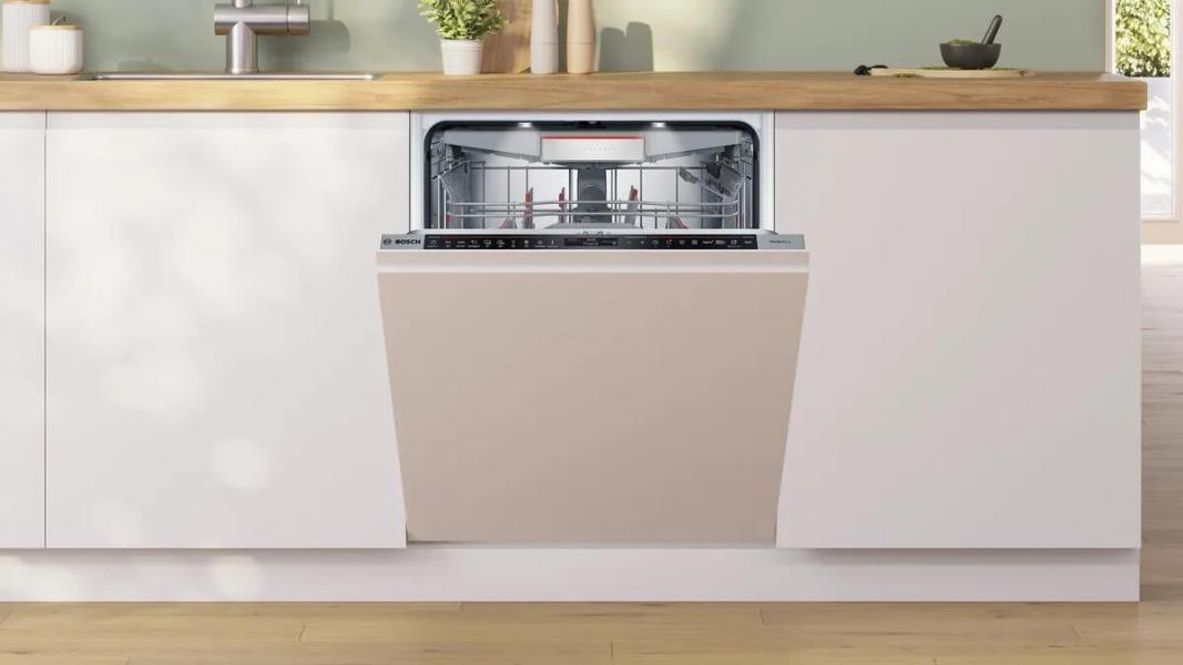 Bosch SBD8TCX04E Serie 8 Vollintegrierter Geschirrspüler, 60 cm breit, 14 Maßgedecke, Aqua Stop, Vario Schublade Pro, Timelight, Home Connect, Kindersicherung