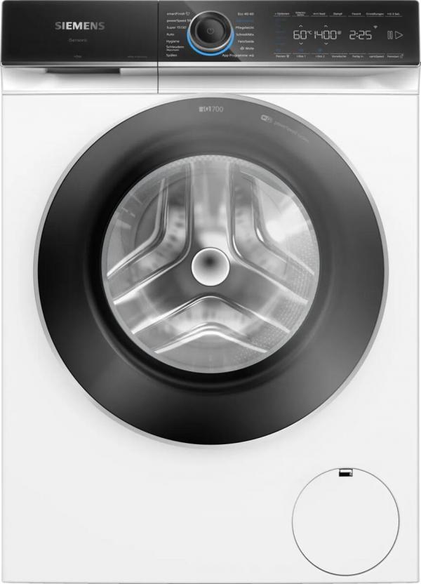ARDEBO.de Siemens WG44B2AW0 iQ700 9 kg Frontlader Waschmaschine, 60 cm breit, 1400 U/min, i-Dos, speedPack XL, Antiflecken-System, Home Connect App, weiß