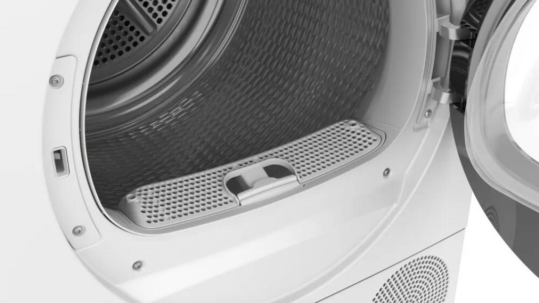 Siemens WT43N203 iQ300 8kg Kondensationstrockner, 60 m breit, softDry-Trommelsystem, Outdoor-Programm, Knitterschutz, weiß