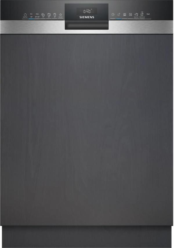 ARDEBO.de Siemens SN53ES22AE iQ300 Teilintegrierter Geschirrspüler 60 cm breit, 13 Maßgedecke, aquaStop, HomeConnect, varioSpeed Plus, intensiveZone, dosierAssistent, gebürsteter Stahl