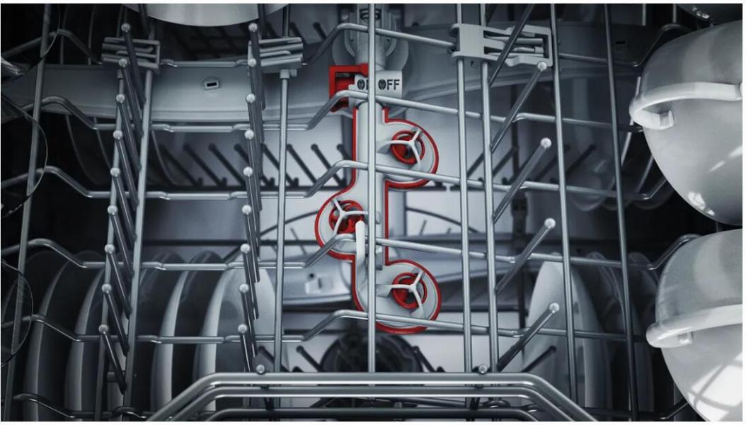 Bosch SMI6ECS12E Serie 6 Teilintegrierter Geschirrspüler, 60 cm breit, 14 Maßgedecke, AquaStop, Vario Schublade, Eco Silence Drive, AquaSensor, HomeConnect, Gebürsteter Stahl