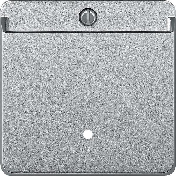 ARDEBO.de Merten Card-Schalter, System M, Thermoplast, Aluminium matt (315460)