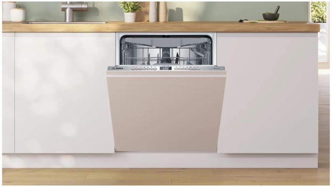 Bosch SMV4ECX28E Vollintegrierter Geschirrspüler, 60 cm breit, 14 Maßgedecke, AquaStop, Vario Schublade, Info Light, Eco Silence Drive, AquaSensor