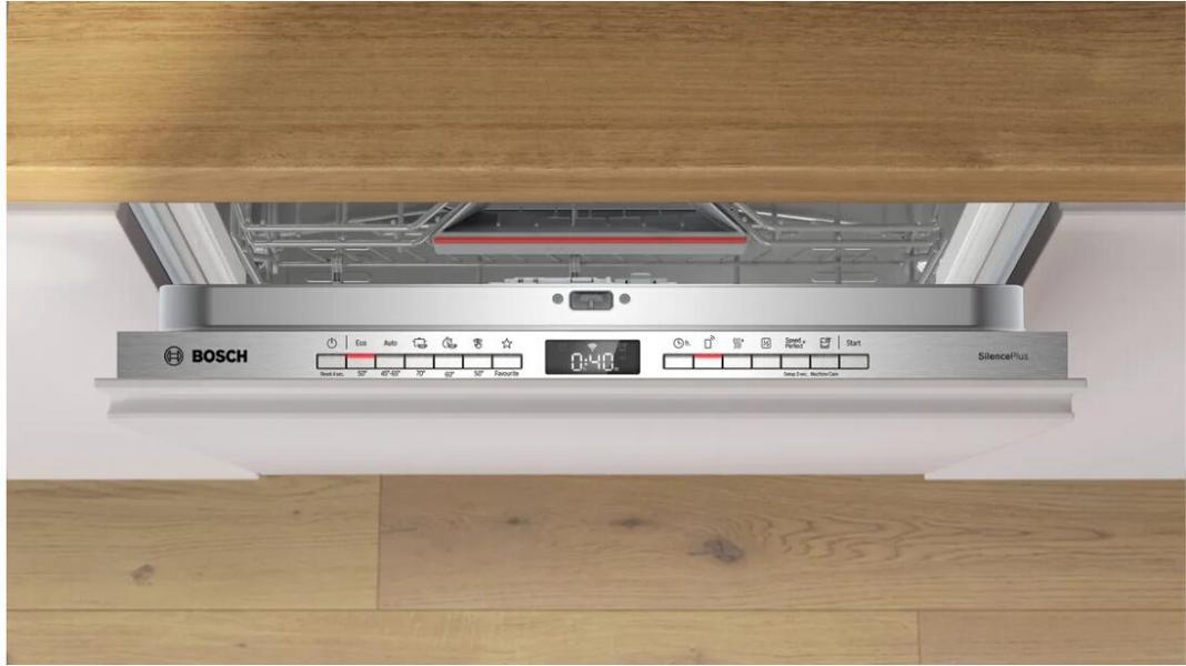 Bosch SMV4ECX28E Vollintegrierter Geschirrspüler, 60 cm breit, 14 Maßgedecke, AquaStop, Vario Schublade, Info Light, Eco Silence Drive, AquaSensor