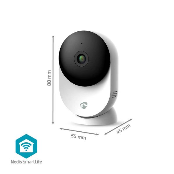 SmartLife Innenkamera | Wi-Fi | 3MP Full HD 1296p | Cloud Storage (optional) / microSD (not enthalten) / Onvif | mit Bewegungssensor | Nachtsicht | Weiss