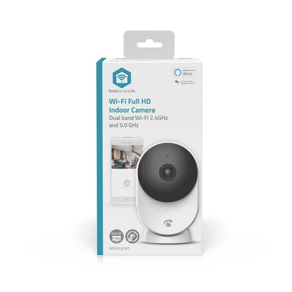 SmartLife Innenkamera | Wi-Fi | 3MP Full HD 1296p | Cloud Storage (optional) / microSD (not enthalten) / Onvif | mit Bewegungssensor | Nachtsicht | Weiss