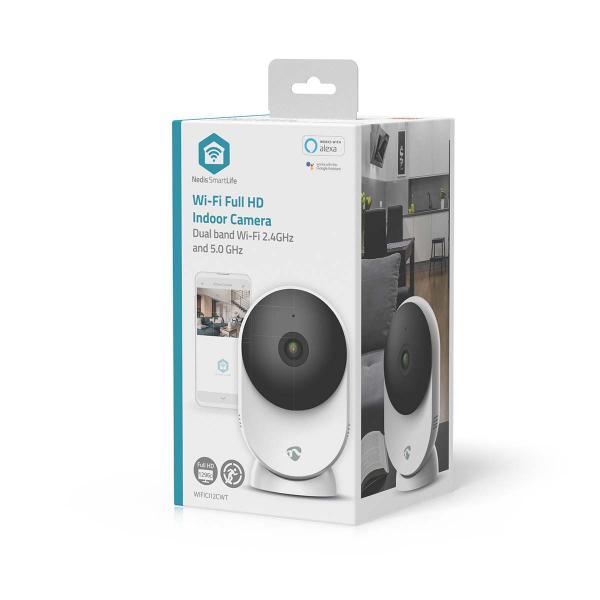 SmartLife Innenkamera | Wi-Fi | 3MP Full HD 1296p | Cloud Storage (optional) / microSD (not enthalten) / Onvif | mit Bewegungssensor | Nachtsicht | Weiss