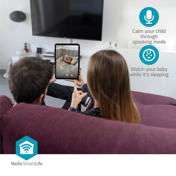 SmartLife Innenkamera | Wi-Fi | 3MP Full HD 1296p | Cloud Storage (optional) / microSD (not enthalten) / Onvif | mit Bewegungssensor | Nachtsicht | Weiss