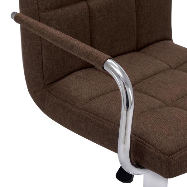 Barhocker 2 Stk. Braun Stoff