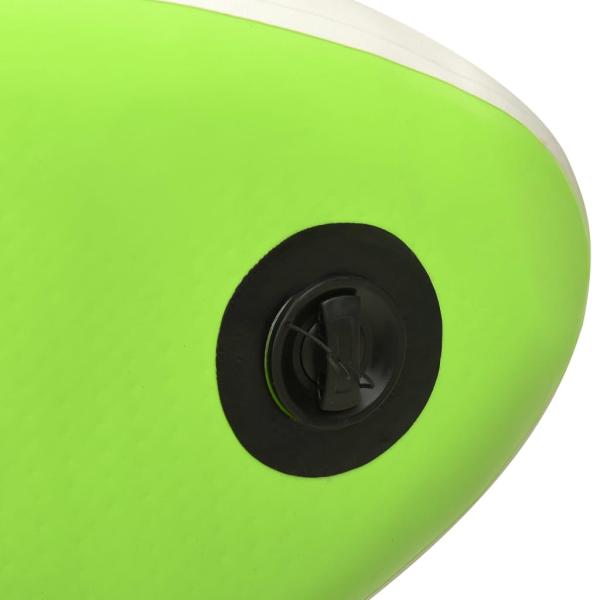 ARDEBO.de - Aufblasbares Stand Up Paddle Board Set 320x76x15 cm Grün