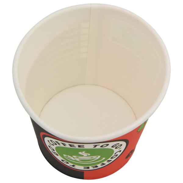 1000 Stk. Einweg-Kaffeebecher Pappe 120 ml (4 oz)