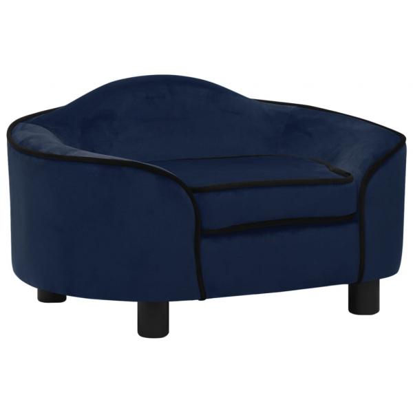 ARDEBO.de - Hundesofa Blau 67x47x36 cm Plüsch