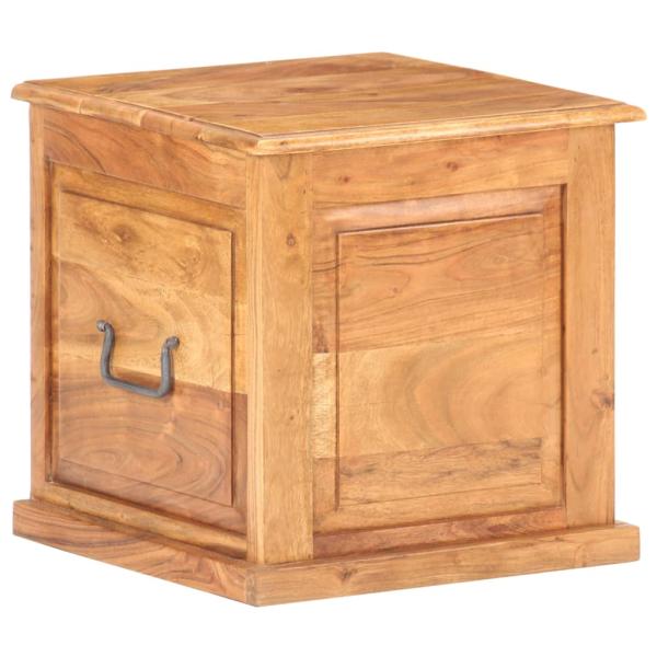 Truhe 40x40x40 cm Akazie Massivholz