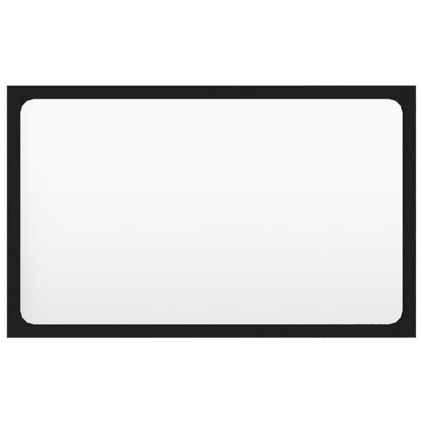 Badmöbel-Set Schwarz Holzwerkstoff