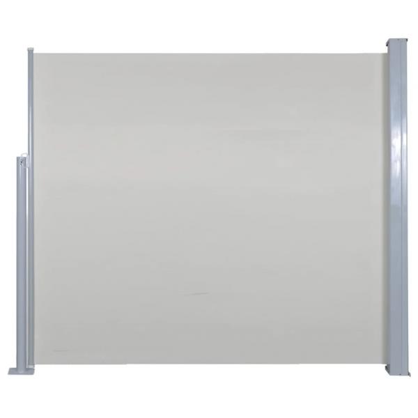 Ausziehbare Seitenmarkise 120x300 cm Creme