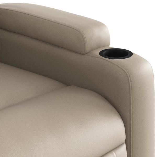 ARDEBO.de - Massagesessel Cappuccino-Braun Kunstleder