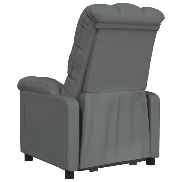 ARDEBO.de - Relaxsessel Dunkelgrau Stoff