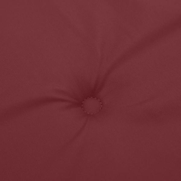 Gartenbank-Auflage Melange Weinrot 150x50x7 cm Stoff