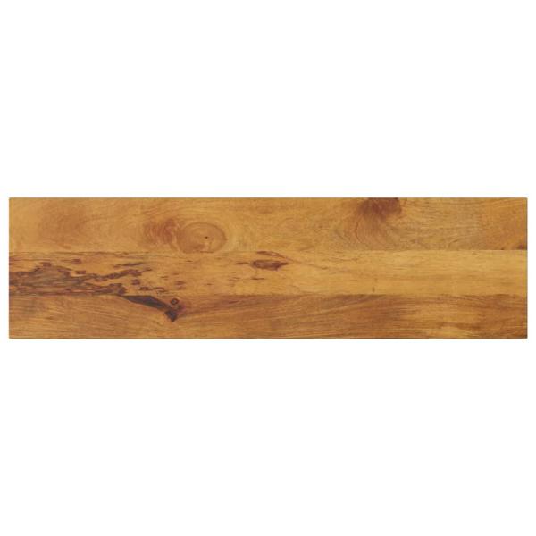 ARDEBO.de - Tischplatte 110x30x2,5 cm Rechteckig Massivholz Mango