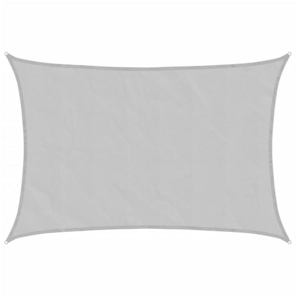 Sonnensegel Hellgrau 5x3,5 m 100% Polyester Oxford