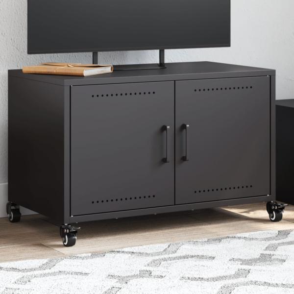 ARDEBO.de - TV-Schrank Schwarz 68x39x43,5 cm Stahl