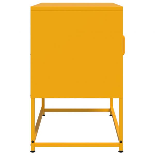 TV-Schrank Senfgelb 68x39x60,5 cm Stahl