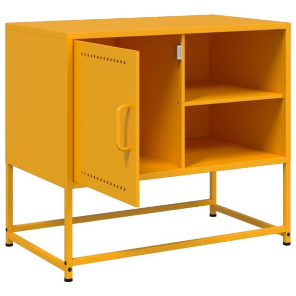 TV-Schrank Senfgelb 68x39x60,5 cm Stahl