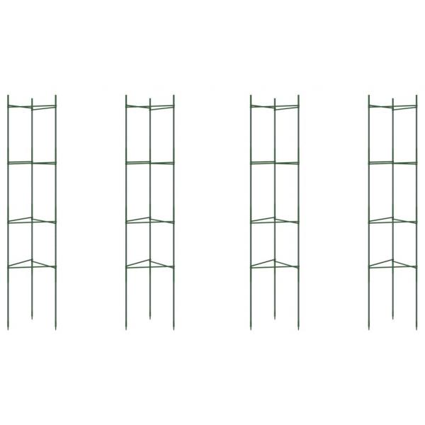 Tomatenkäfige 4 Stk. 154 cm Stahl und PP