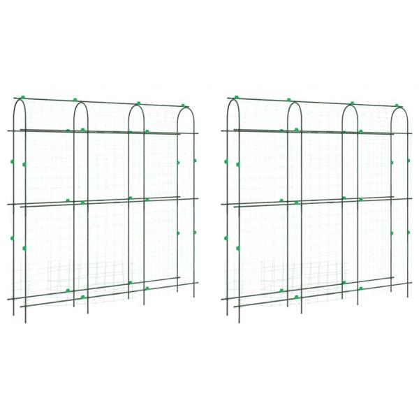 Pflanzennetze 2 Stk. U-Rahmen Stahl