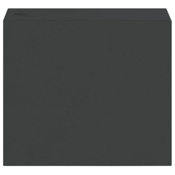 Außenwandleuchten 2 Stk. Schwarz Aluminiumdruckguss