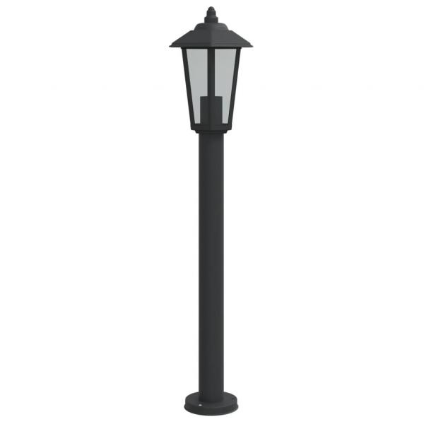 Wegeleuchte Schwarz 80 cm Edelstahl