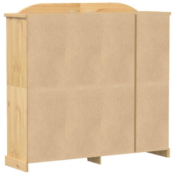 Kleiderschrank Corona 194x52x186 cm Massivholz Kiefer